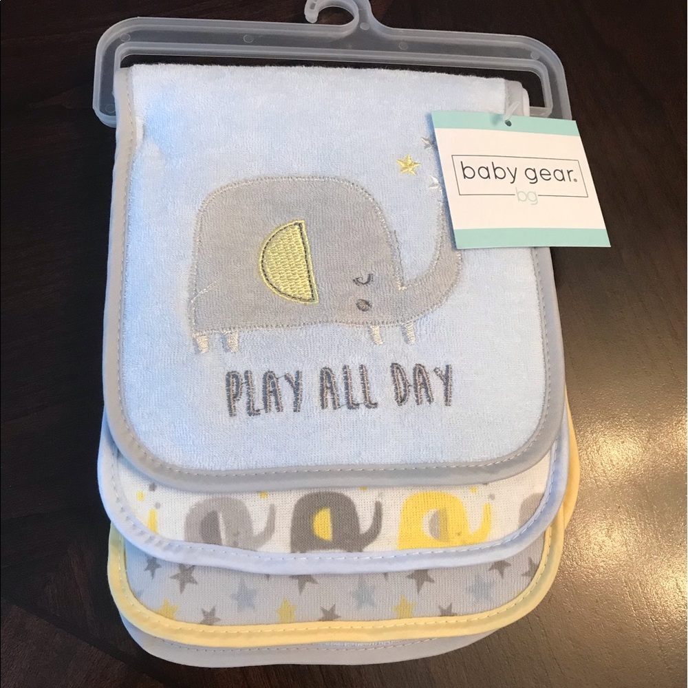 Baby bibs and burp cloths - brand new with tags